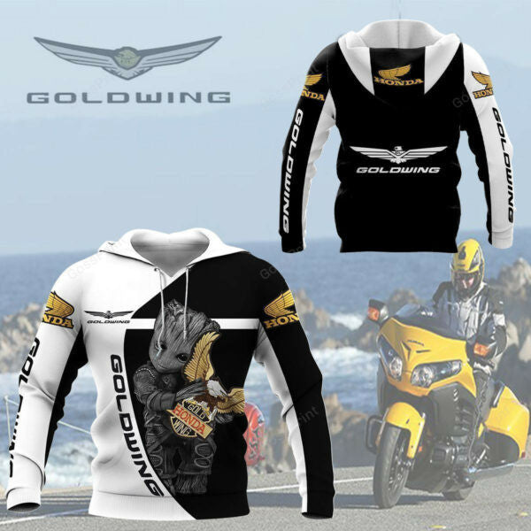 Buildercar - Baby Groot Honda Goldwing Aop Hoodie 3 1106