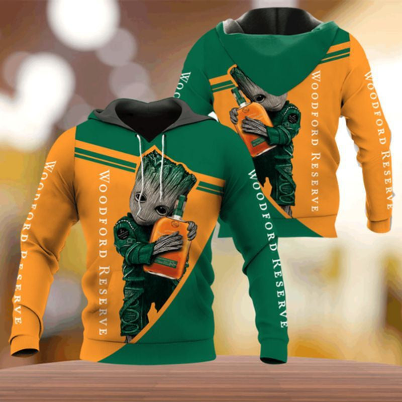 Buildercar - Baby Groot Star Wars Woodford Reserve Men And Women 3d Hoodie