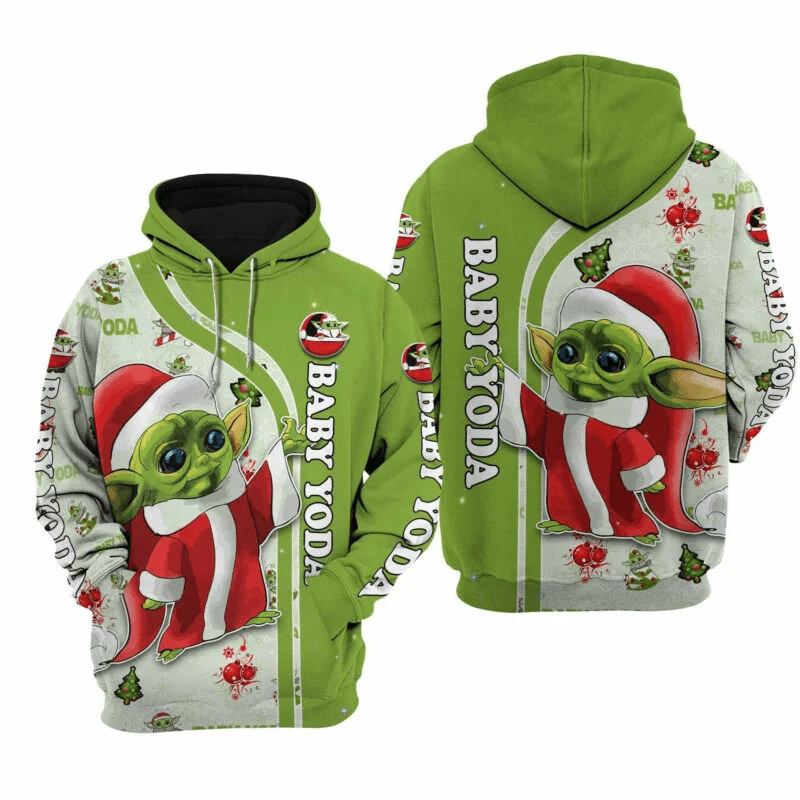 Buildercar - Baby Yoda 3d Hoodie Chirstmas