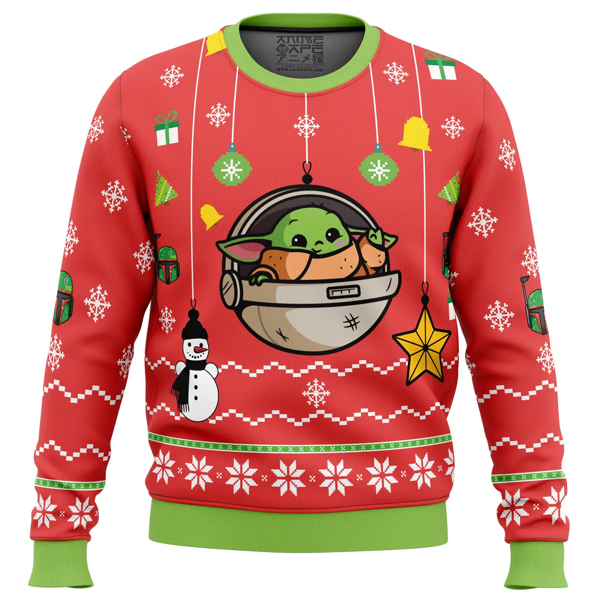 Buildercar - Baby Yoda Ugly Christmas Sweater