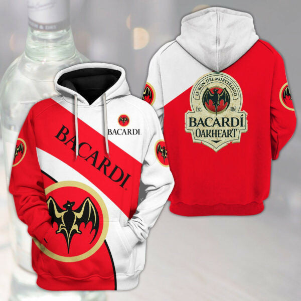 Buildercar - Bacardi Oakheart Rum 3d Hoodie 1358