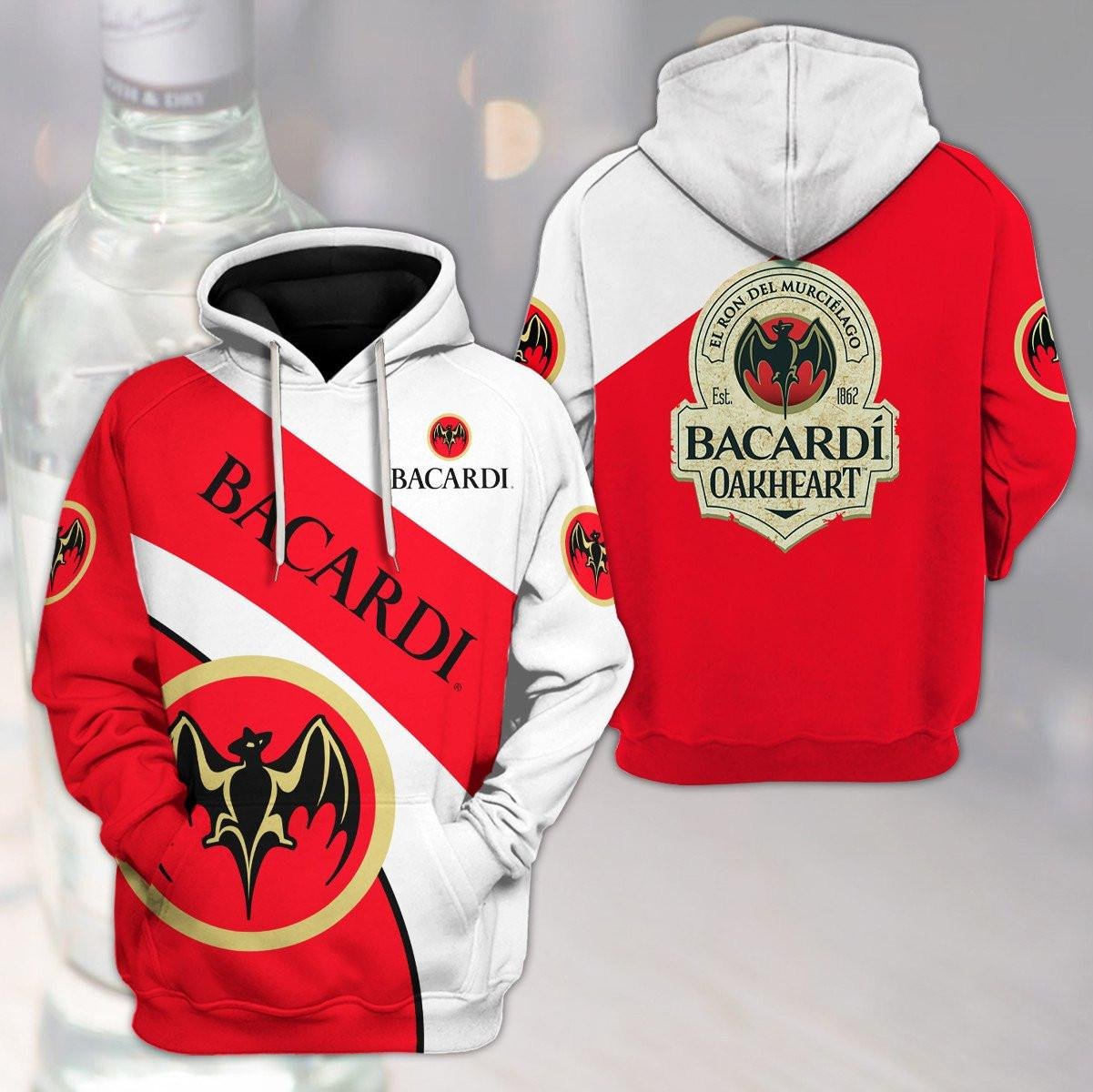 Buildercar - Bacardi Oakheart Rum 3d Hoodie