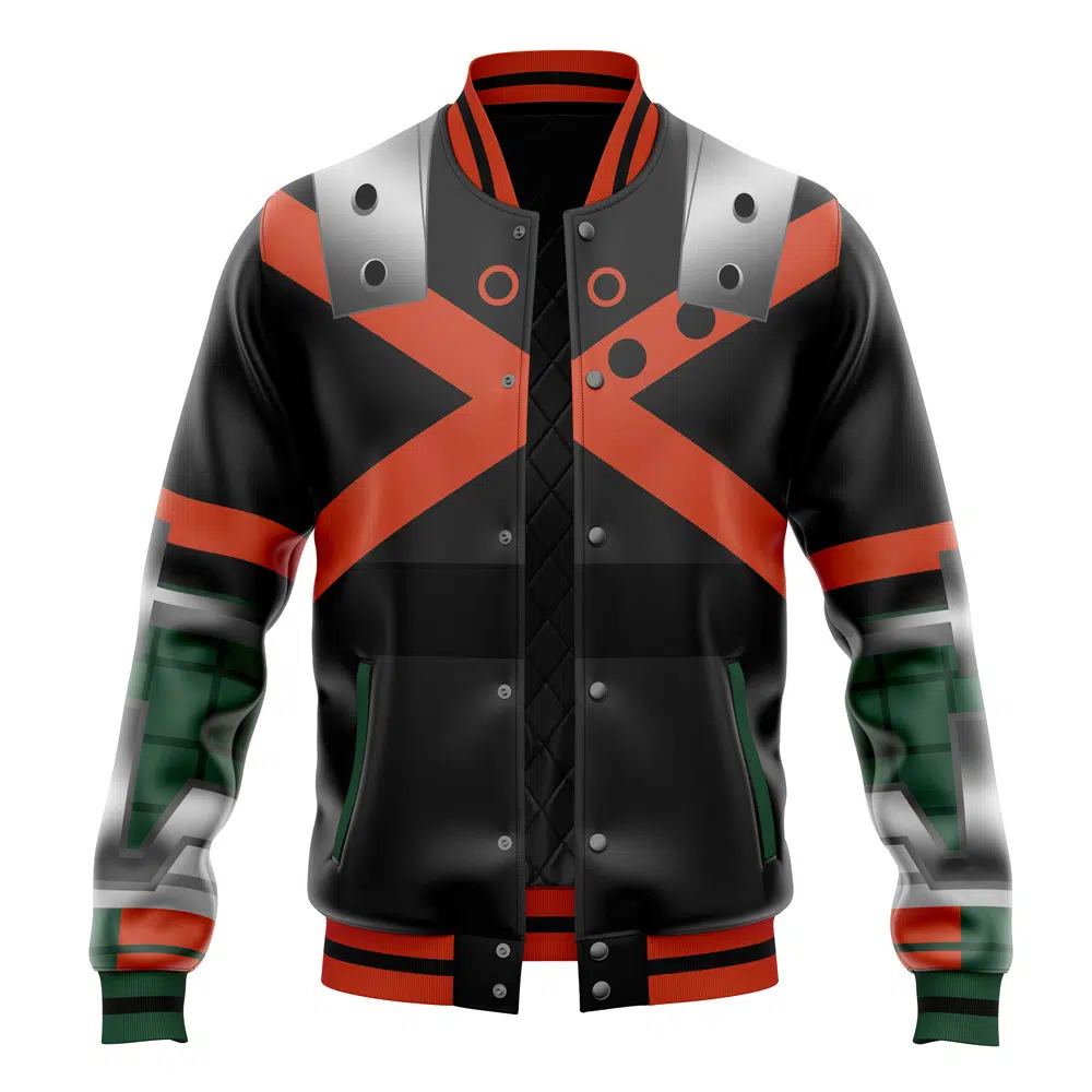 Buildercar - Bakugo My Hero Academia Varsity Jacket