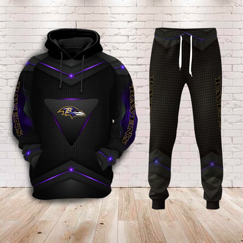 Buildercar - Baltimore Ravens Limited Hoodie & Jogger 669