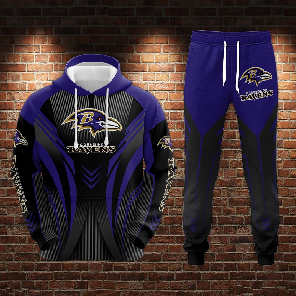 Buildercar - Baltimore Ravens Limited Hoodie & Jogger S019