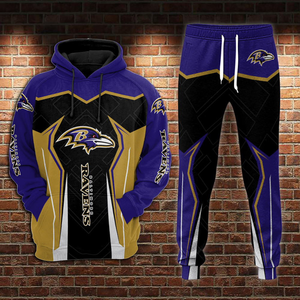 Buildercar - Baltimore Ravens Limited Hoodie & Jogger S118