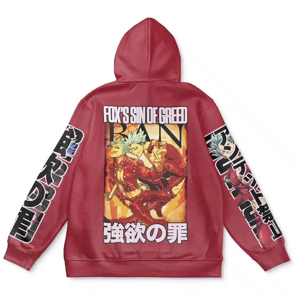 Buildercar - Ban Seven Deadly Sins Streetwear Hoodie