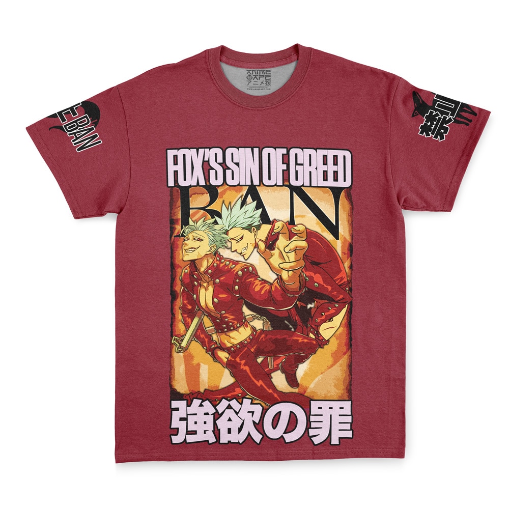 Buildercar - Ban Seven Deadly Sins Streetwear T-Shirt