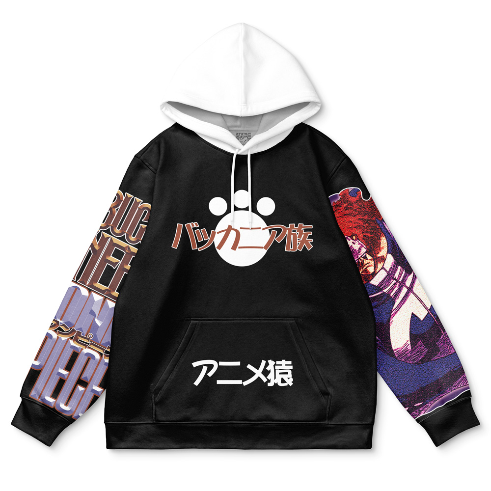 Buildercar - Bartholomew Kuma One Piece Streetwear Hoodie - Image 2