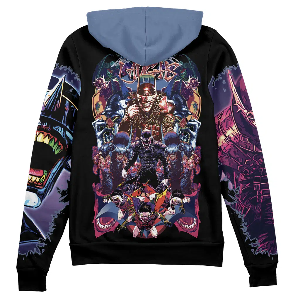 Buildercar - Batman who Laughs DC Comics Streetwear Zip Hoodie Jacket