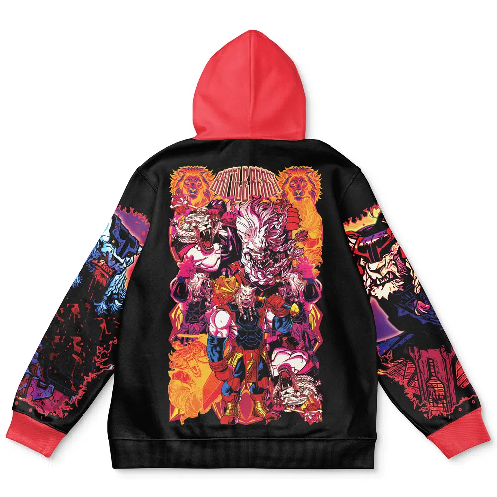 Buildercar - Battle Beast Thokk Invincible Streetwear Hoodie