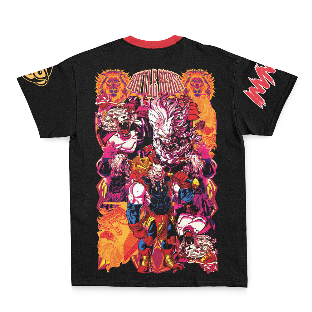 Buildercar - Battle Beast Thokk Invincible Streetwear T-Shirt