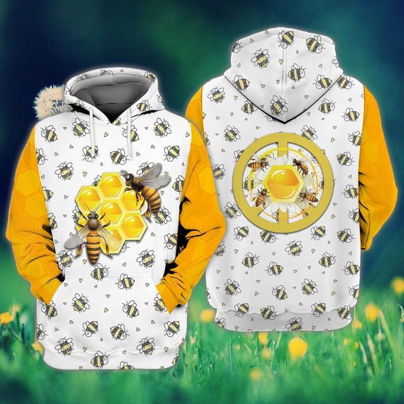 Buildercar - Bee Honey For Men And Women 3d Hoodie