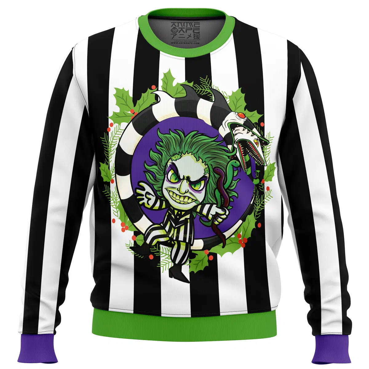 Buildercar - Beetle Juice Ugly Christmas Sweater