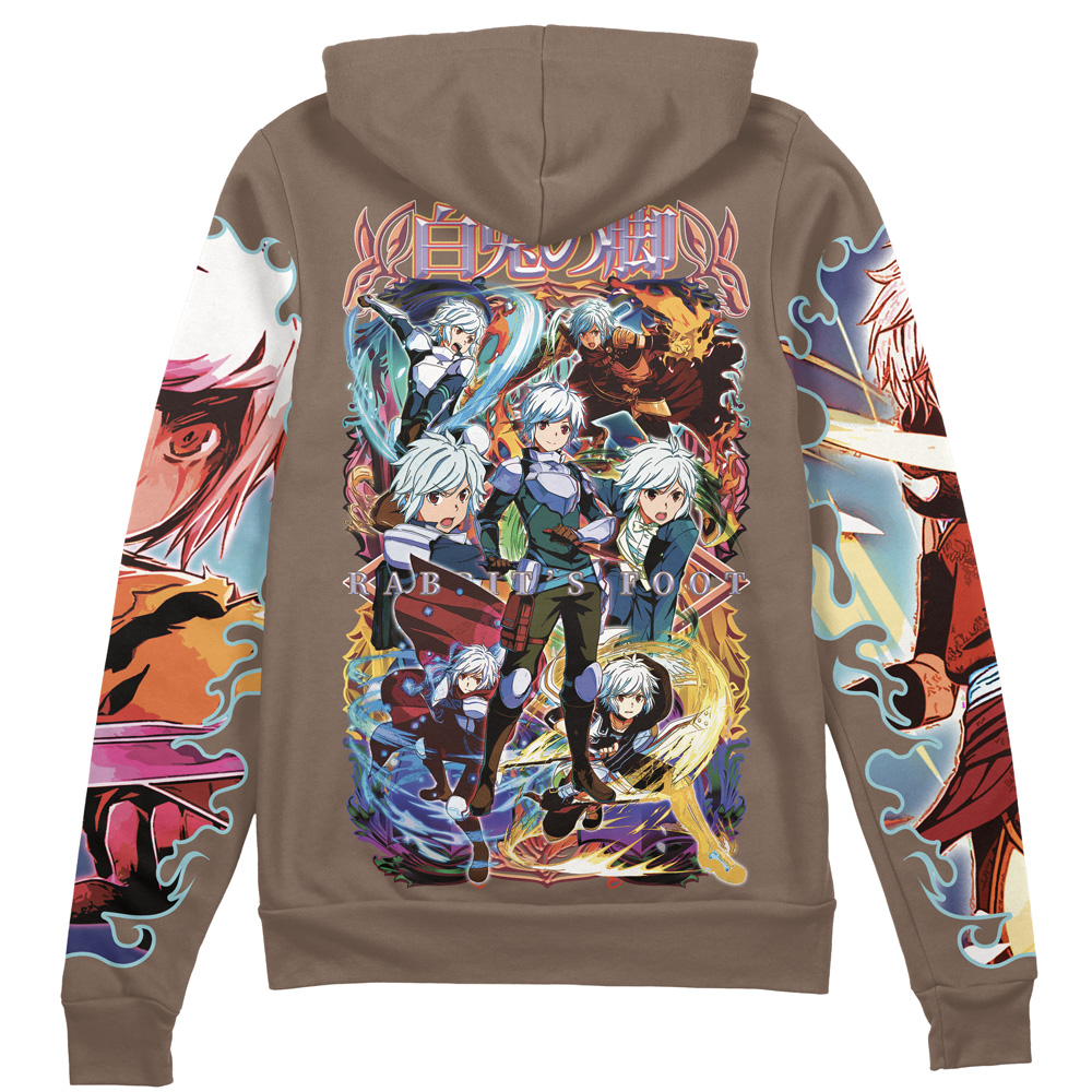 Buildercar - Bell Cranel DanMachi Streetwear Zip Hoodie Jacket