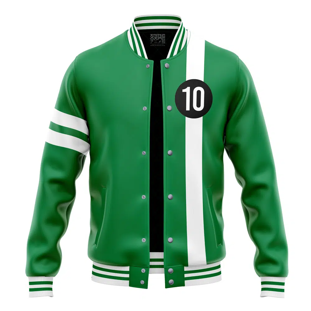 Buildercar - Ben Tennyson Green Varsity Jacket