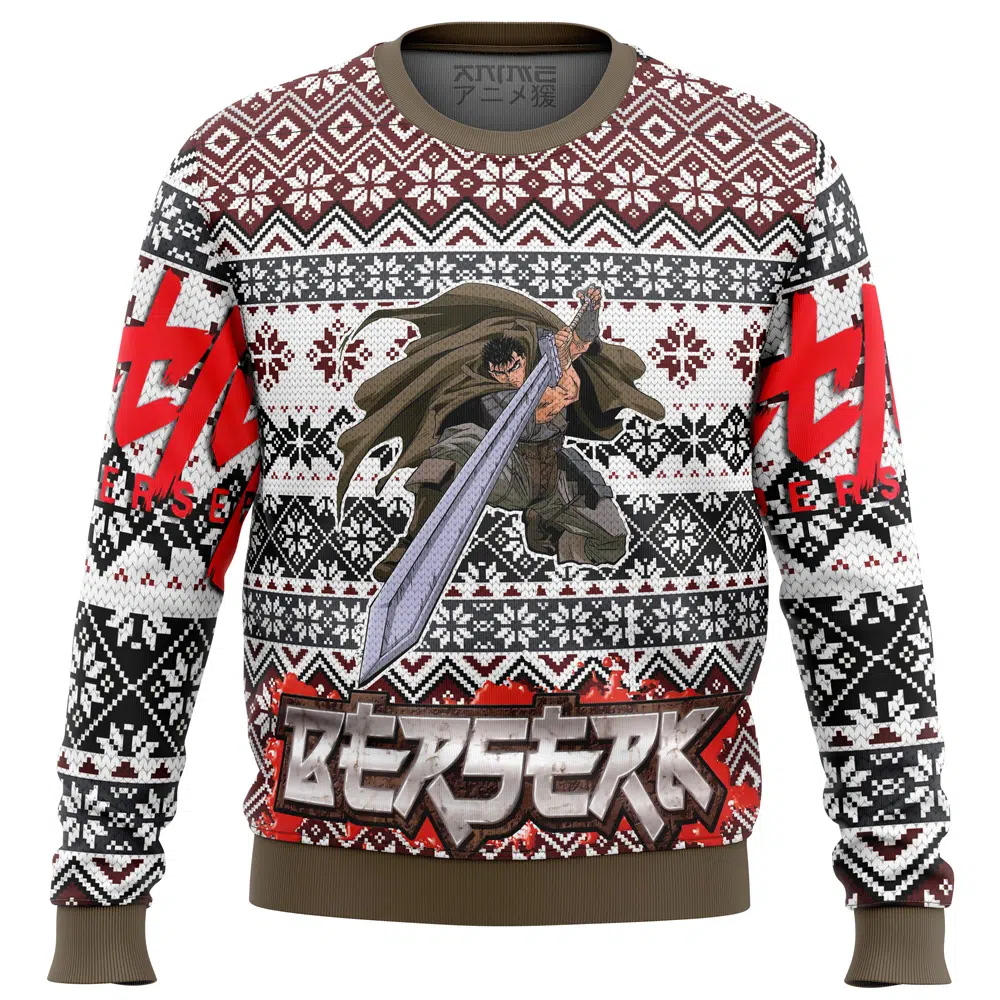 Buildercar - Berserk Guts Ugly Christmas Sweater