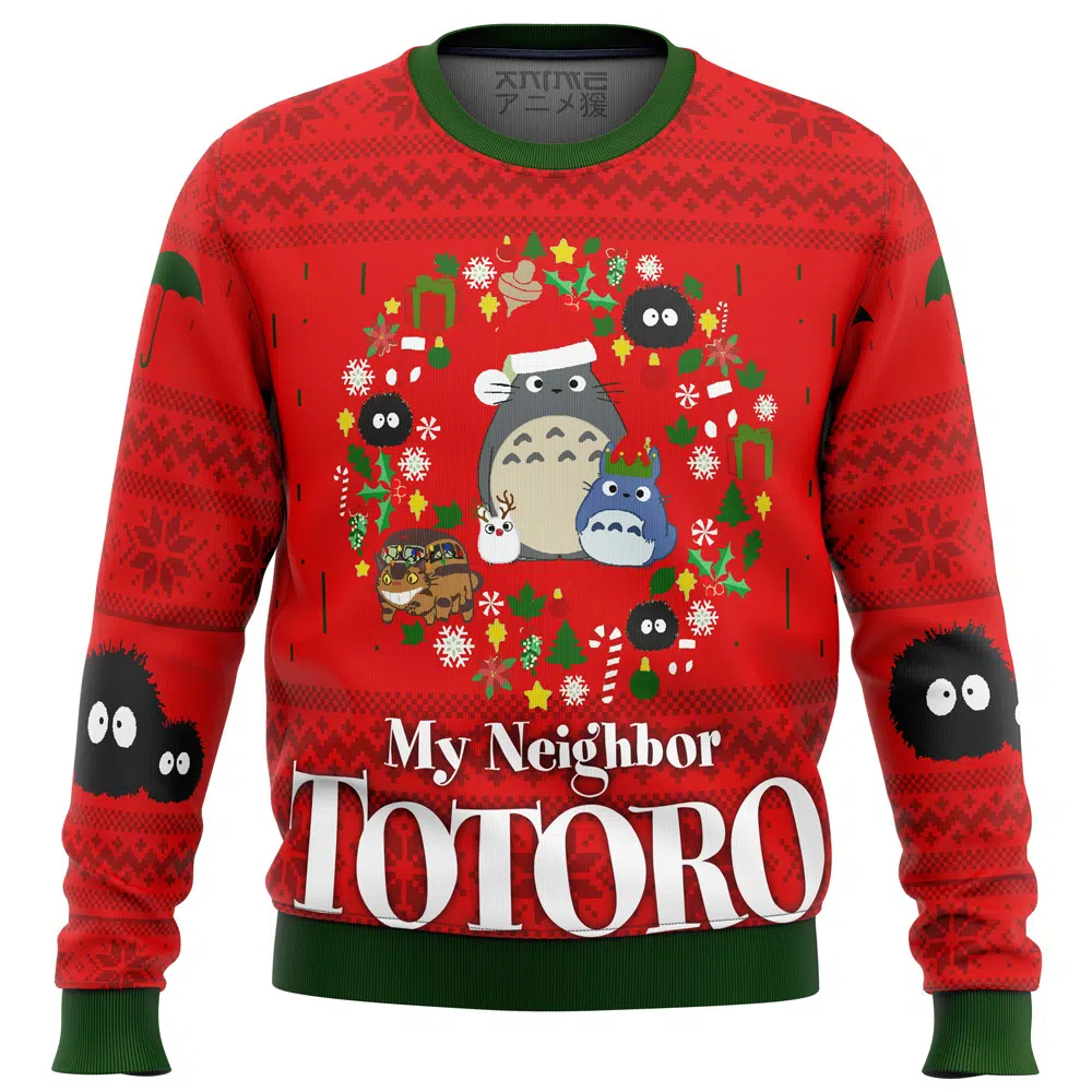 Buildercar - Best Neighbor Totoro Ugly Christmas Sweater