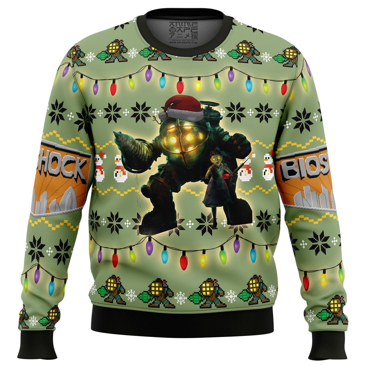 Buildercar - Big Daddy Bioshock Ugly Christmas Sweater