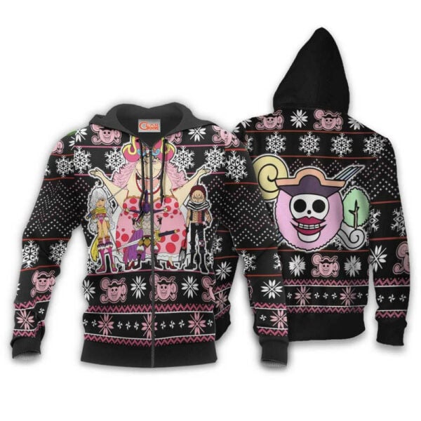 Buildercar - Big Mom Pirates Ugly Christmas Sweater One Piece Anime 1k493 Fan Gift Stylist Unisex Cartoon Graphic Outfits Aop 3d Hoodie 438