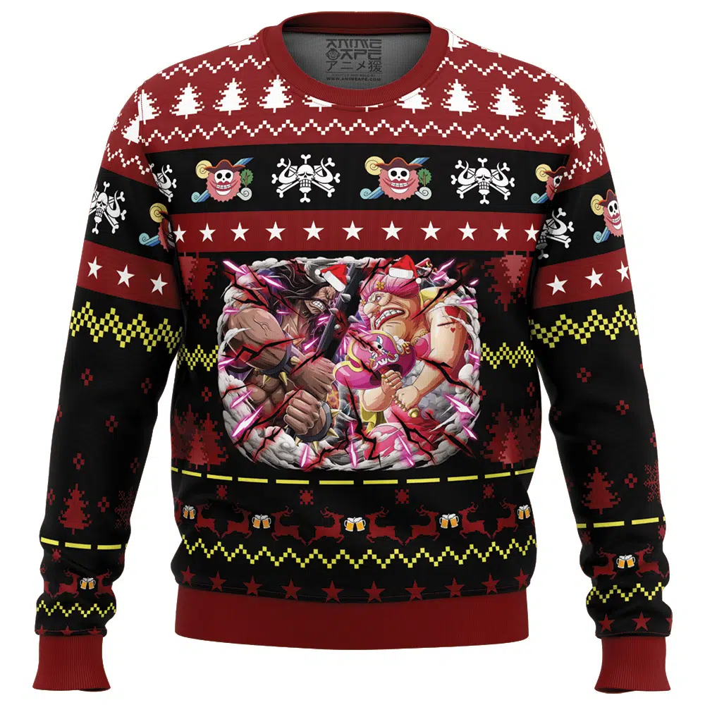 Buildercar - Big Mom x Kaido One Piece Ugly Christmas Sweater