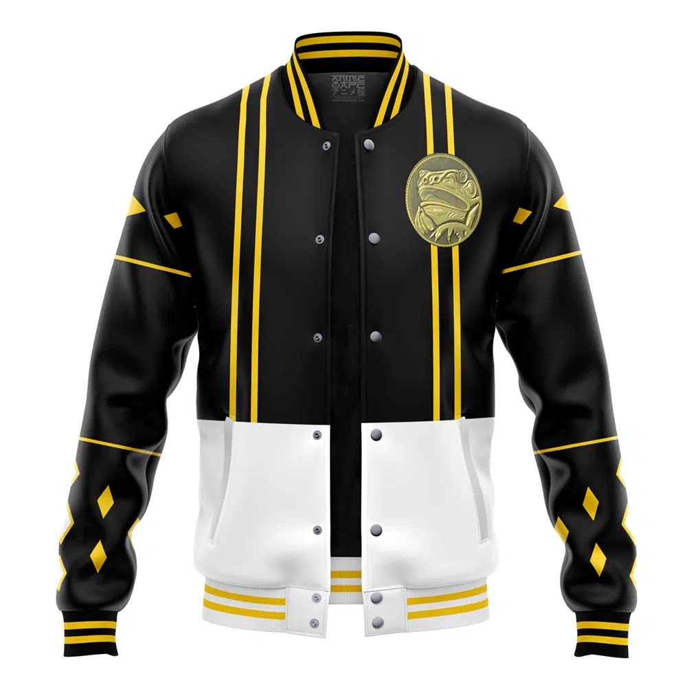 Buildercar - Black Ranger Ninjetti Power Rangers Varsity Jacket