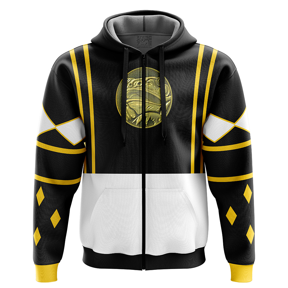 Buildercar - Black Ranger Ninjetti Rangers Zip Hoodie Jacket