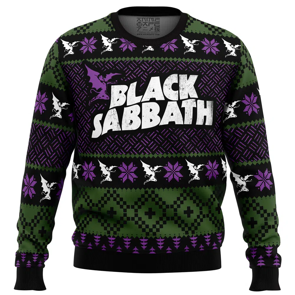 Buildercar - Black Sabbath Ugly Christmas Sweater