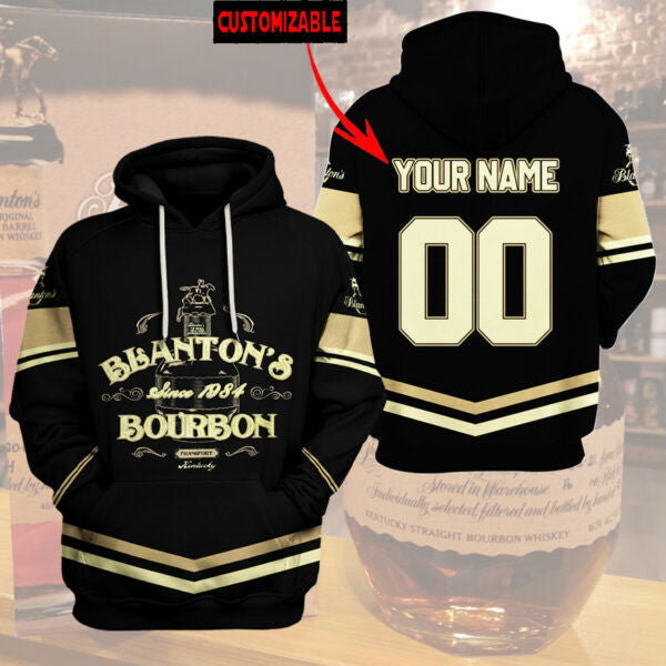 Buildercar - Blanton's Bourbon Personalized 3d Hoodie 731