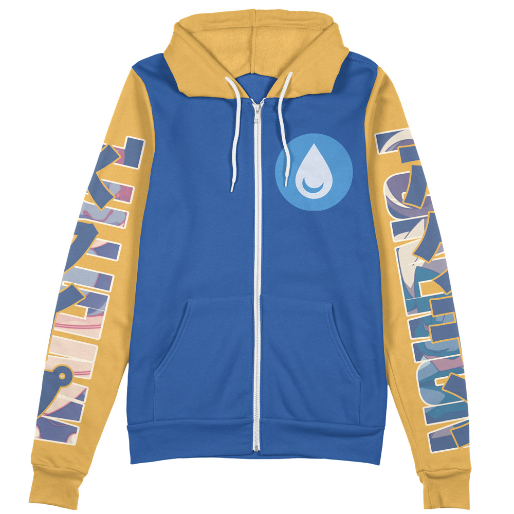 Buildercar - Blastoise Pokemon Streetwear Zip Hoodie Jacket - Image 2