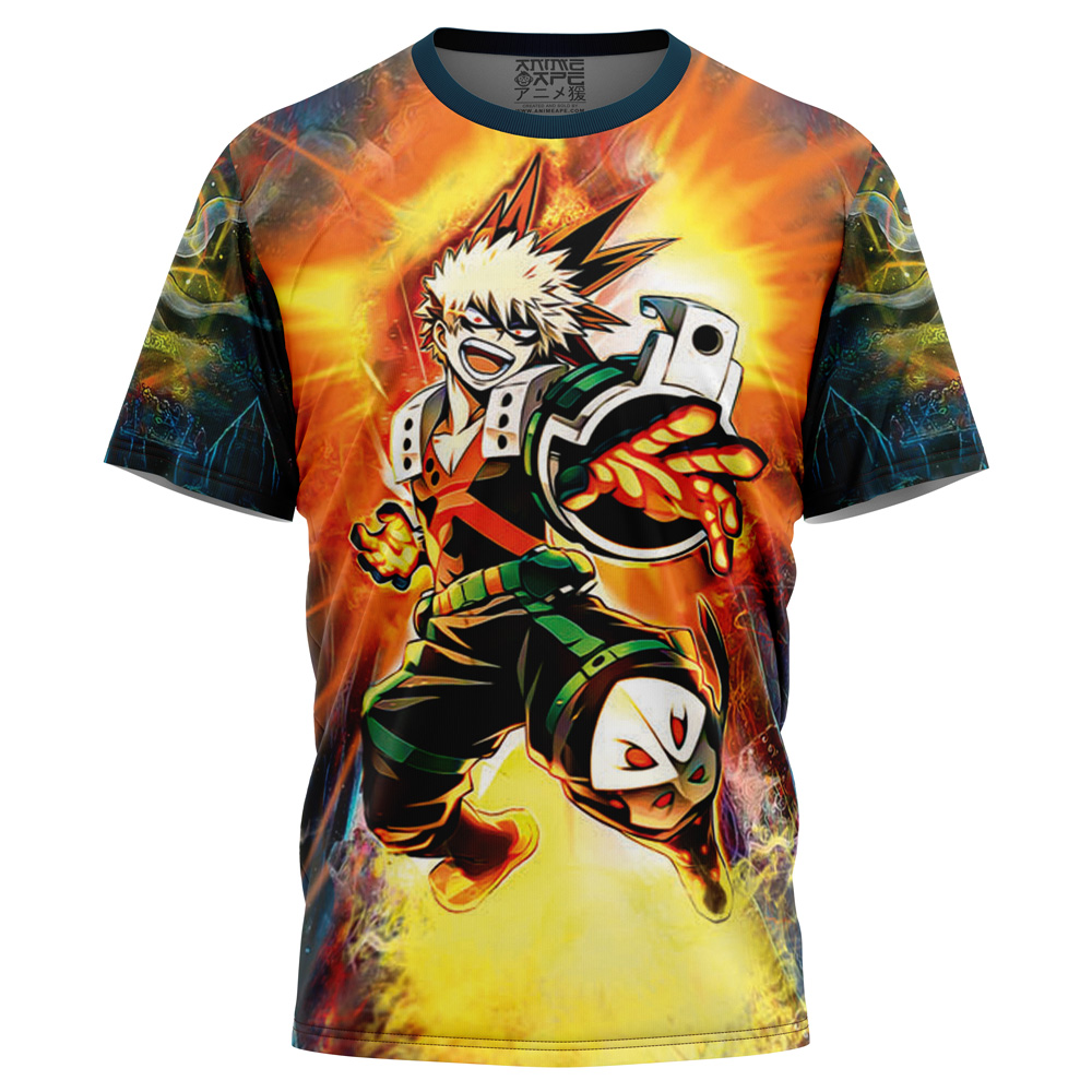 Buildercar - Blazing Bakugo My Hero Academia T-Shirt