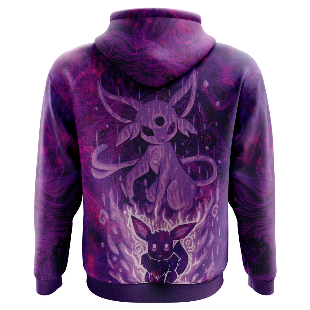 Buildercar - Blazing Espeon Pokemon Hoodie - Image 2