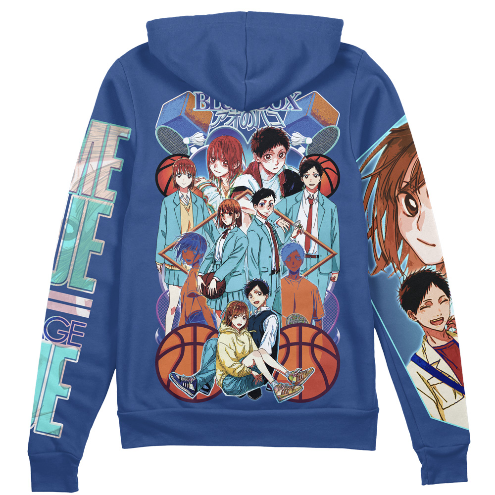 Buildercar - Blue Box Streetwear Zip Hoodie Jacket