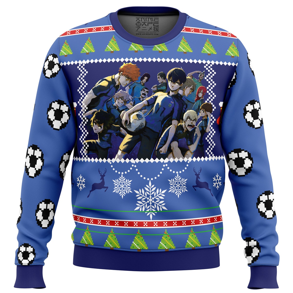 Buildercar - Blue Lock Ugly Christmas Sweater