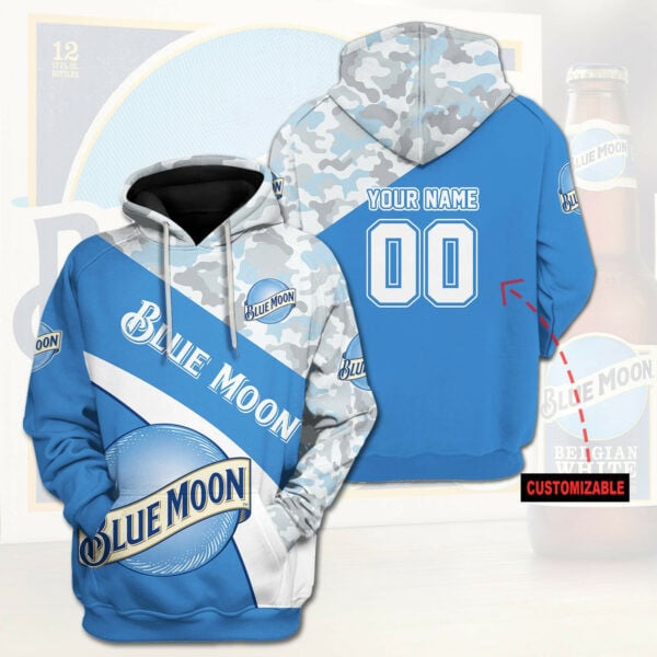 Buildercar - Blue Moon Beer Personalized 3d Hoodie 1092