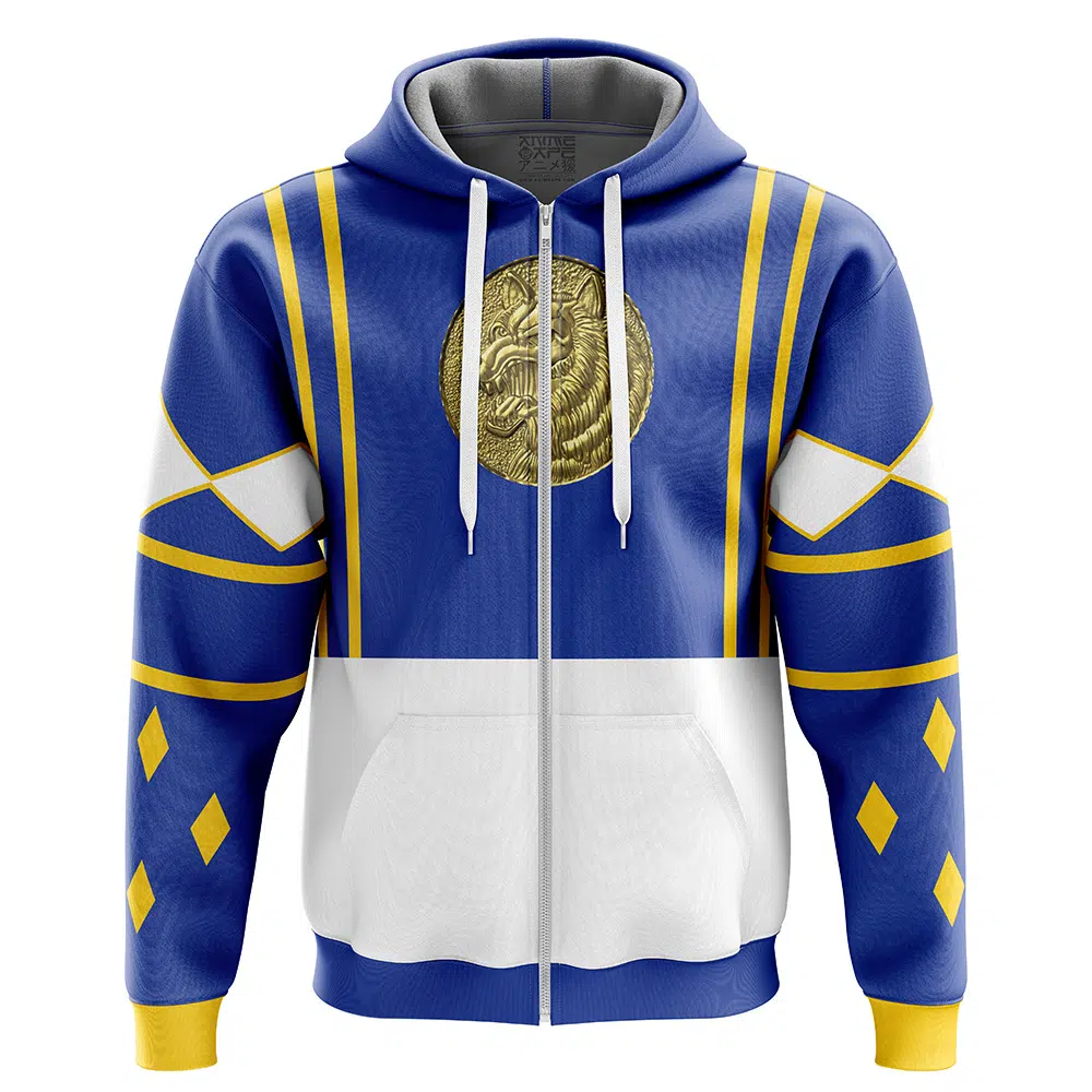 Buildercar - Blue Ranger Ninjetti Rangers Zip Hoodie Jacket