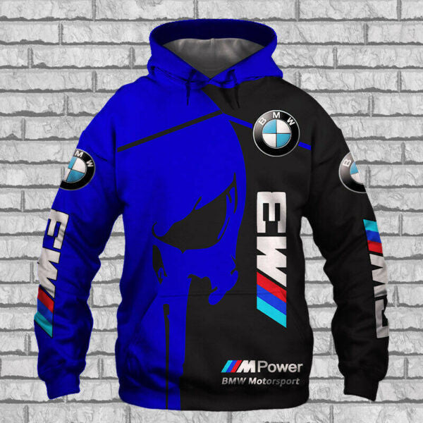 Buildercar - Bmw M3 Motorsport Skull Luxury Car 3d All Over Print Hoodie 355 530