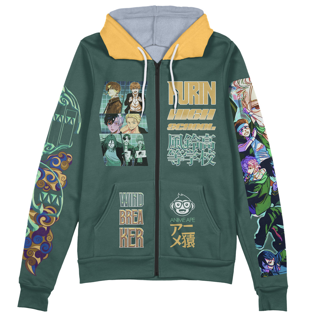 Buildercar - Bofurin Wind Breaker Streetwear Zip Hoodie Jacket - Image 2