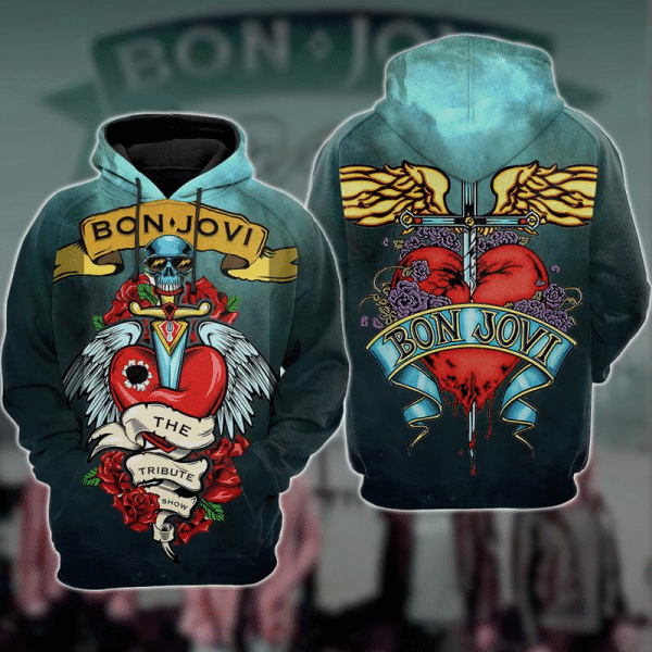 Buildercar - Bon Jovi Music Band 2k567 Lover Gift ,bon Jovi Music Band All Over Print 3d Hoodie