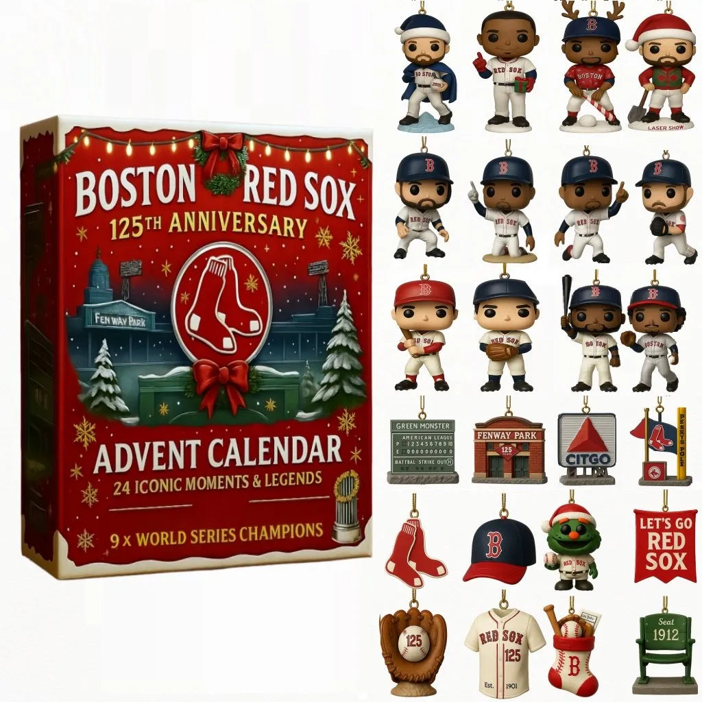 Buildercar - Boston Red Sox Advent Calendar 2025 125TH ANNIVERSARY -2D Acrylic