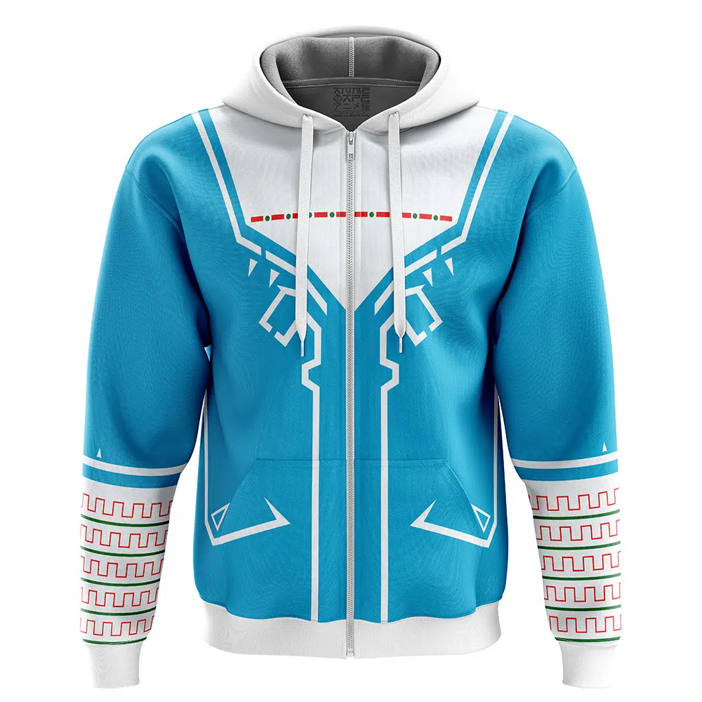 Buildercar - Breathe of the Wild Zelda Zip Hoodie Jacket