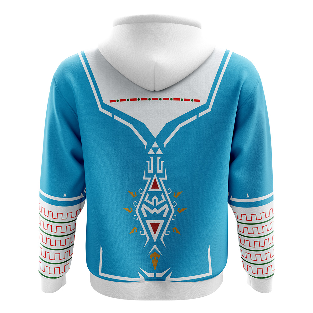 Buildercar - Breathe of the Wild Zelda Zip Hoodie Jacket - Image 2