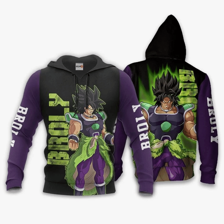 Buildercar - Broly Anime Manga Dragon Ball For Men And Women 3d Hoodie