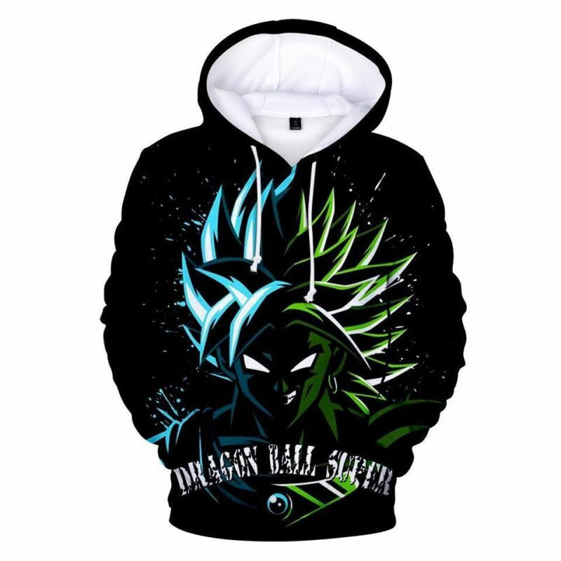 Buildercar - Broly Kakarot Ultra Instinct Anime Manga Dragon Ball Super Gift For Men And Women Over Print 3d Hoodie