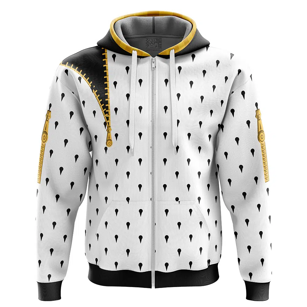 Buildercar - Bruno Bucciarati Jojo's Bizarre Adventure Zip Hoodie Jacket