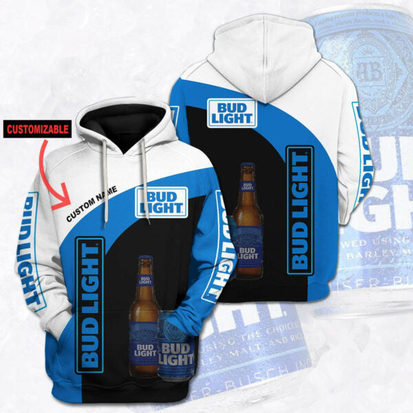 Buildercar - Bud Light Beer Personalzied Trending 3d Hoodie 537 229
