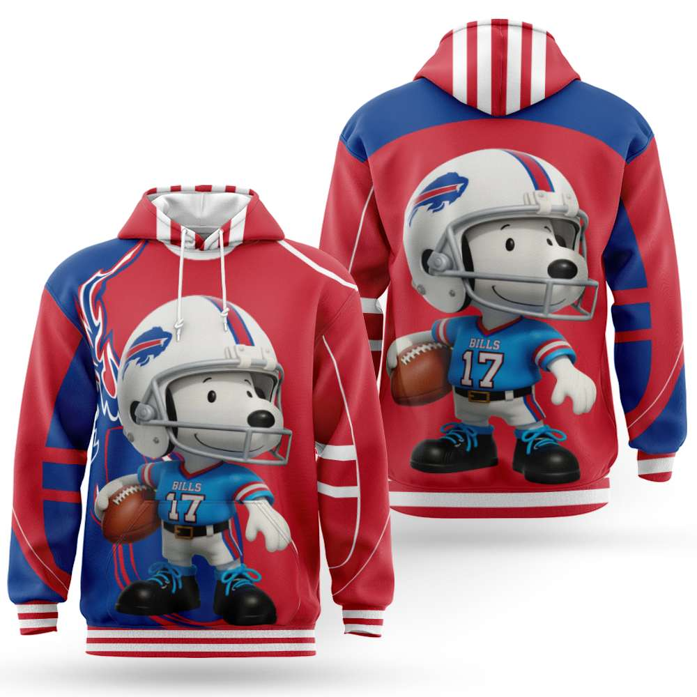 Buildercar - Buffalo Bills Premium NFL x Snoopy Hoodie