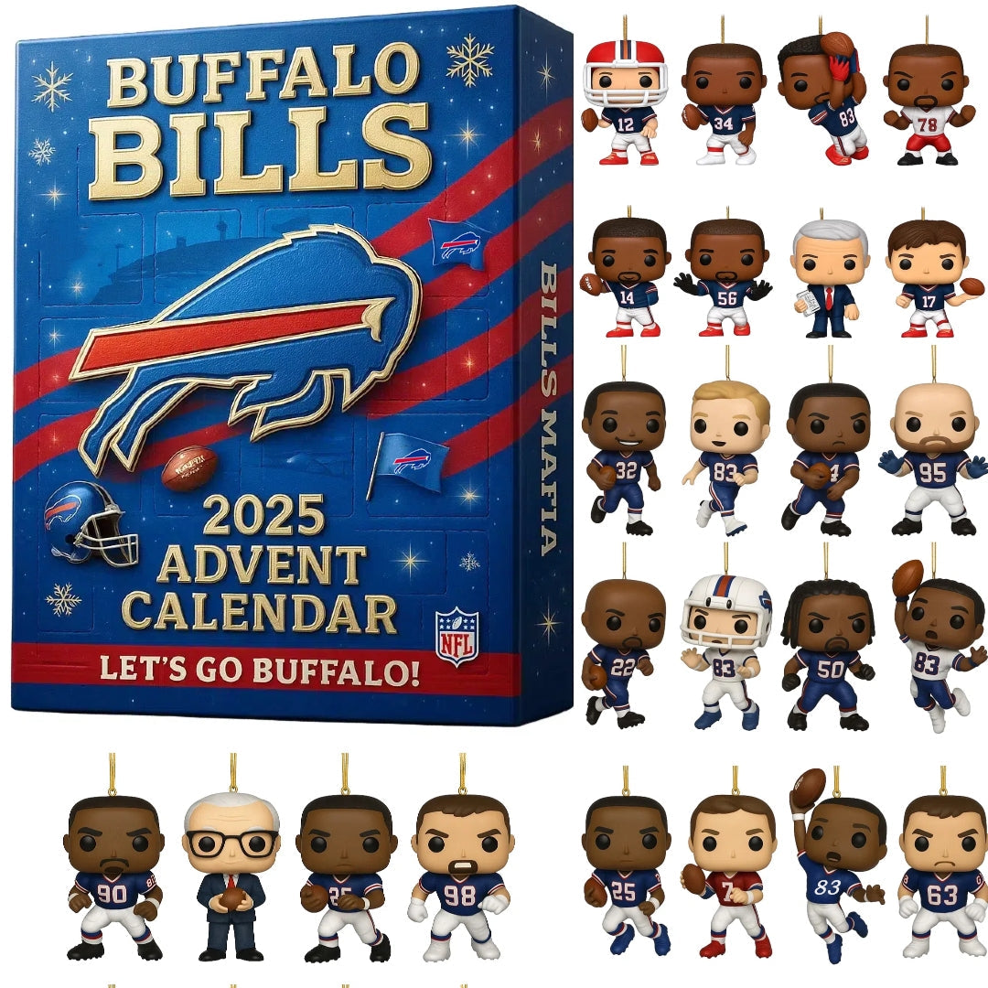 Buildercar - Buffalo Bills star advent calendar -2D Acrylic