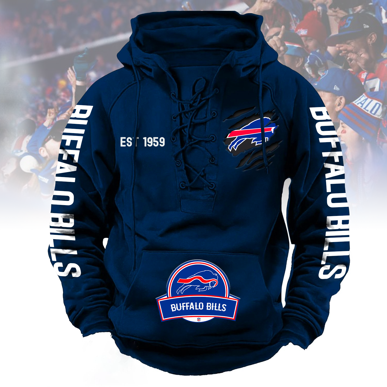 Buildercar - Buffalo Bills x NFL PRENIUM HOODIE NDT TANTD