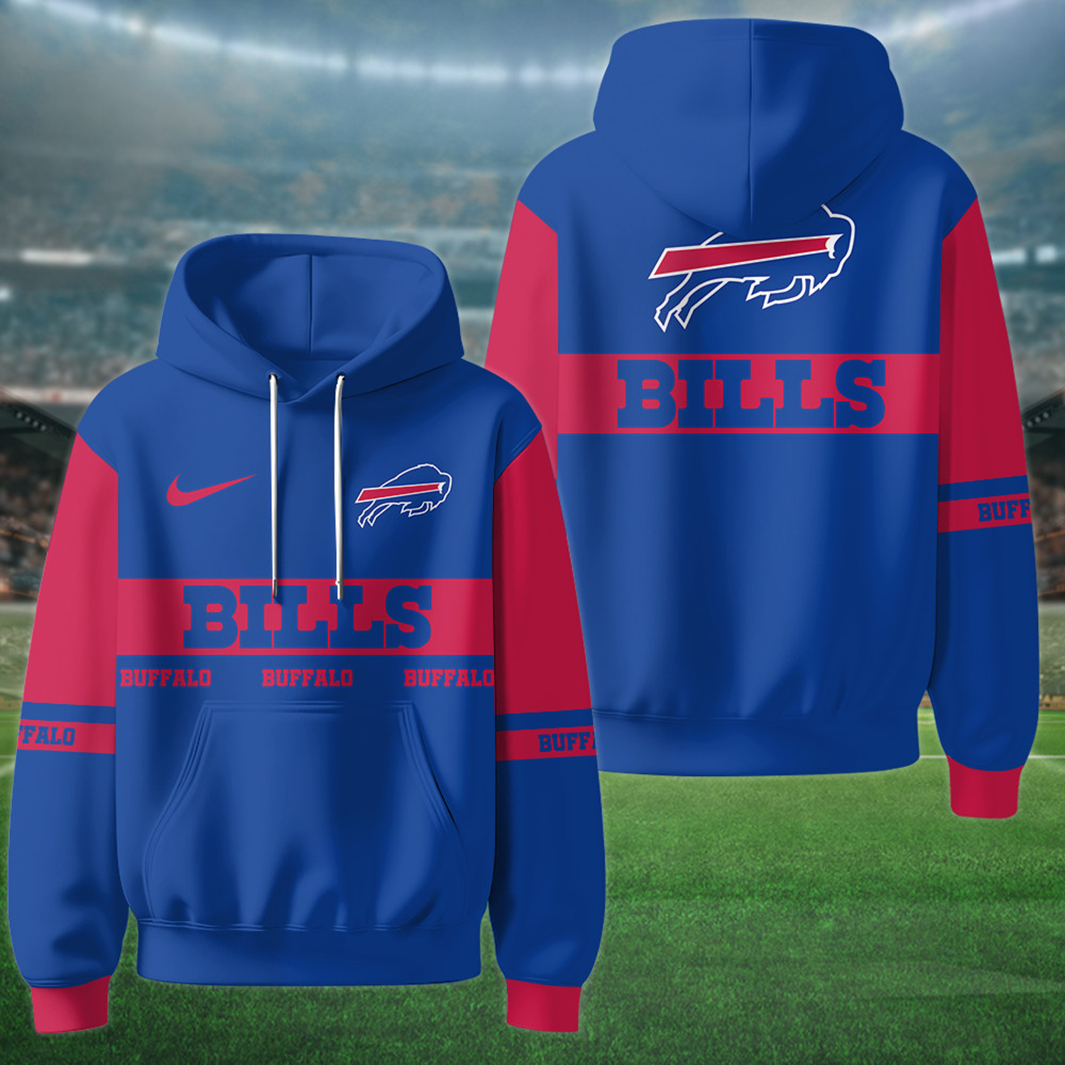 Buildercar - Buffalo Bills x NFL Special Hoodie Newcastle United Style Personalized Gifts For Fan